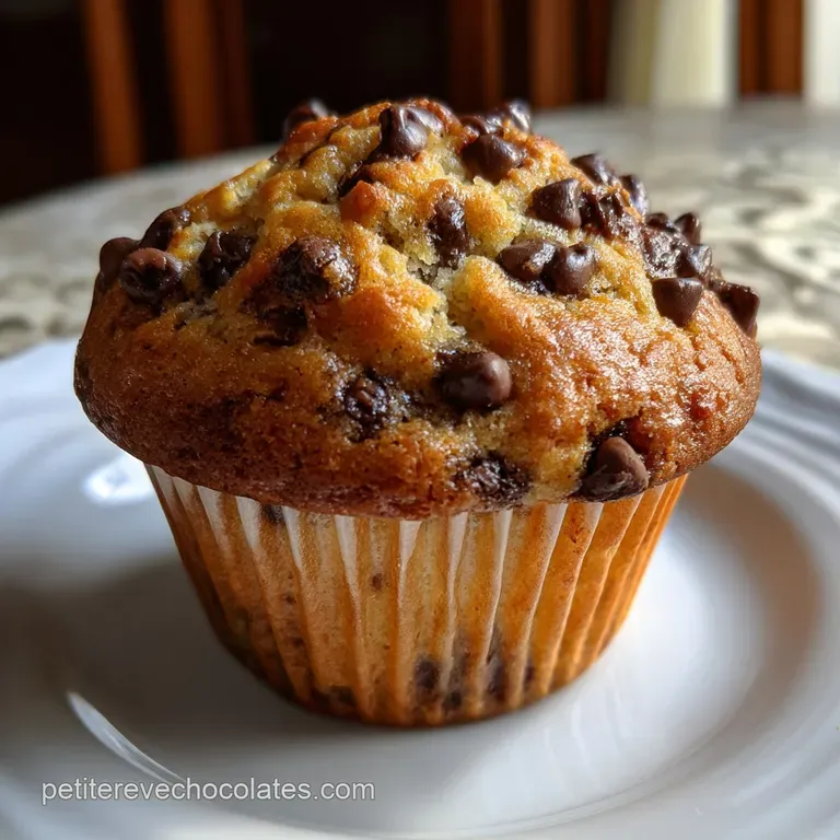 Muffin P&eacute;pites Chocolat: Mie A&eacute;r&eacute;e