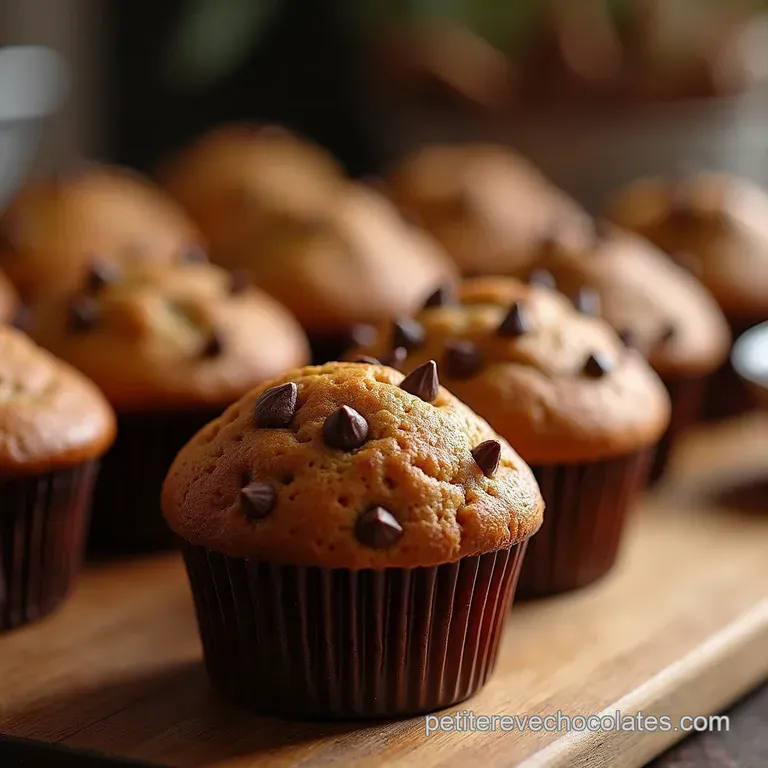 Recette Les Muffins UltraMoelleux aux Pépites de Chocolat de Nos GrandsMères presentation