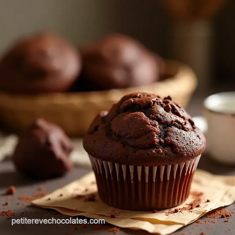 Muffins Express au Cœur Coulant de Chocolat La Gourmandise en 30 Minutes Chrono presentation