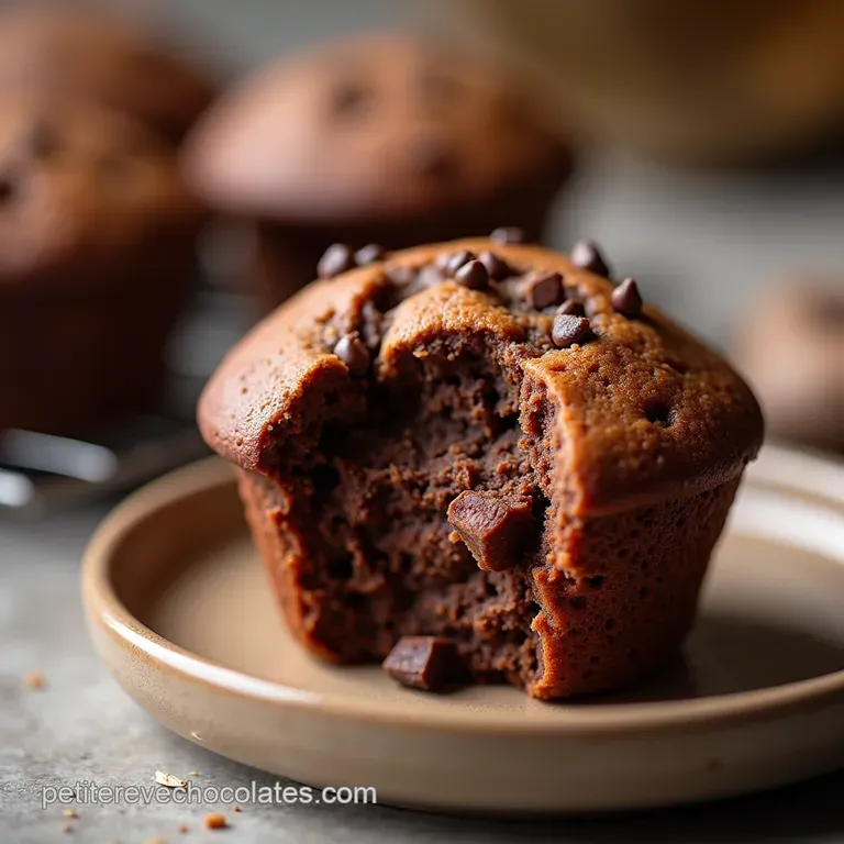 Les Muffins Au Bonheur Fondant aux Pépites de Chocolat Moelleux Garanti