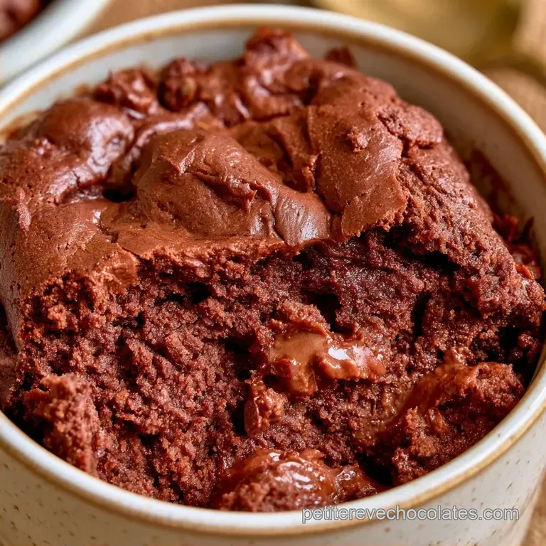 Mug Cake Chocolat MicroOndes en 3 Minutes