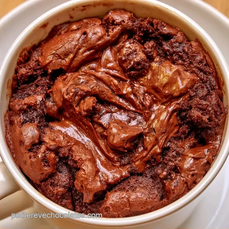 Mug Cake Chocolat Moelleux en 5 Minutes