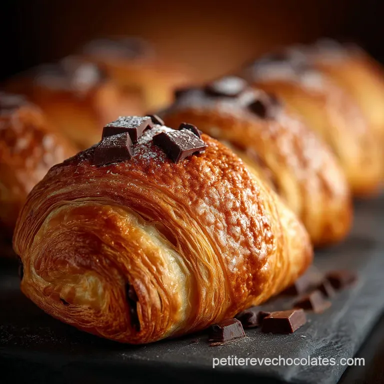 LAuthentique Pain au Chocolat ou Chocolatine Maîtriser le Tourage presentation