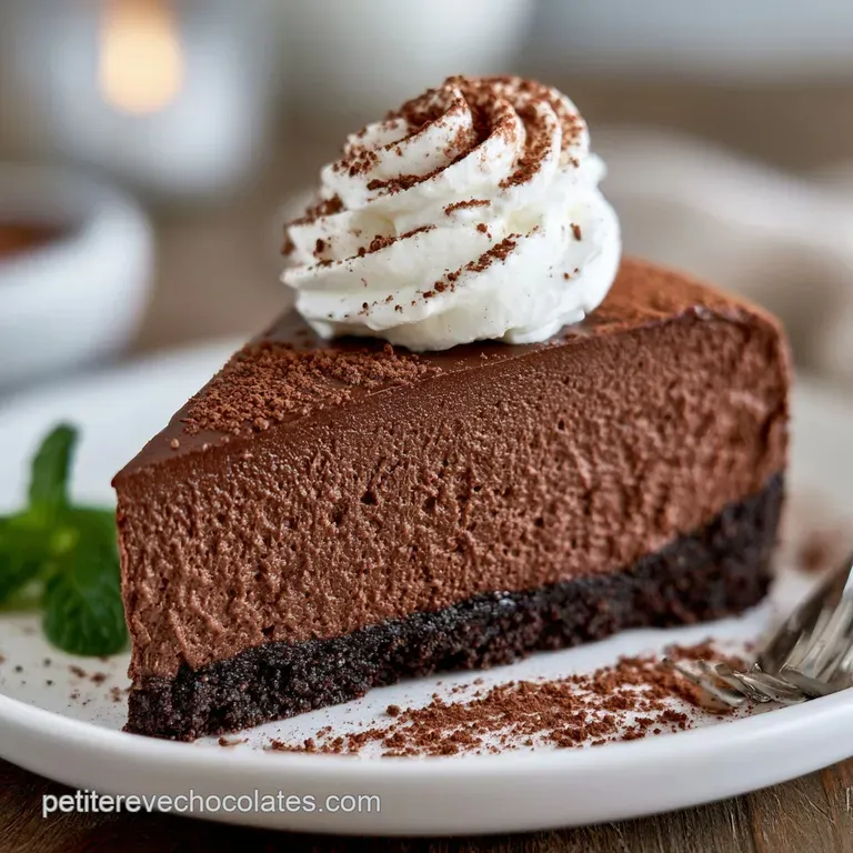 Parfait Au Chocolat: Texture Velout&eacute;e