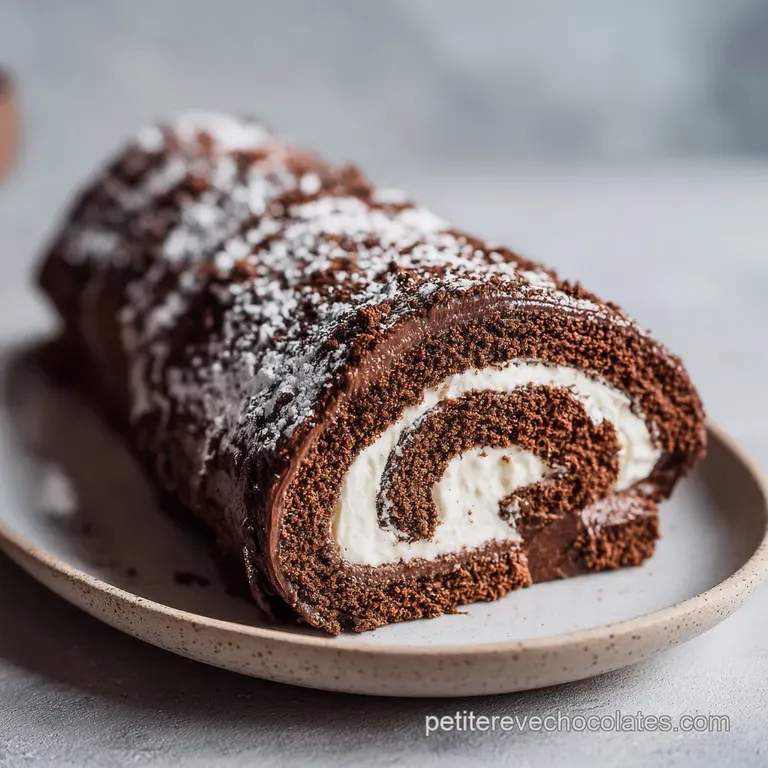 Recette de B&ucirc;che de No&euml;l Facile : Biscuit Souple et Ganache