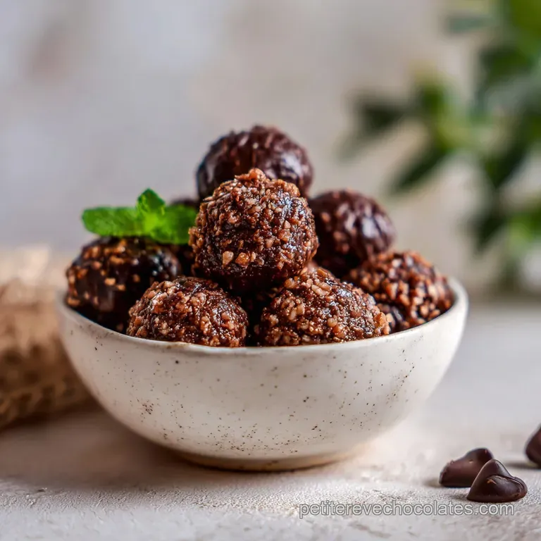 Glistening chocolate pieces artfully arranged with delicate gold leaf flecks.