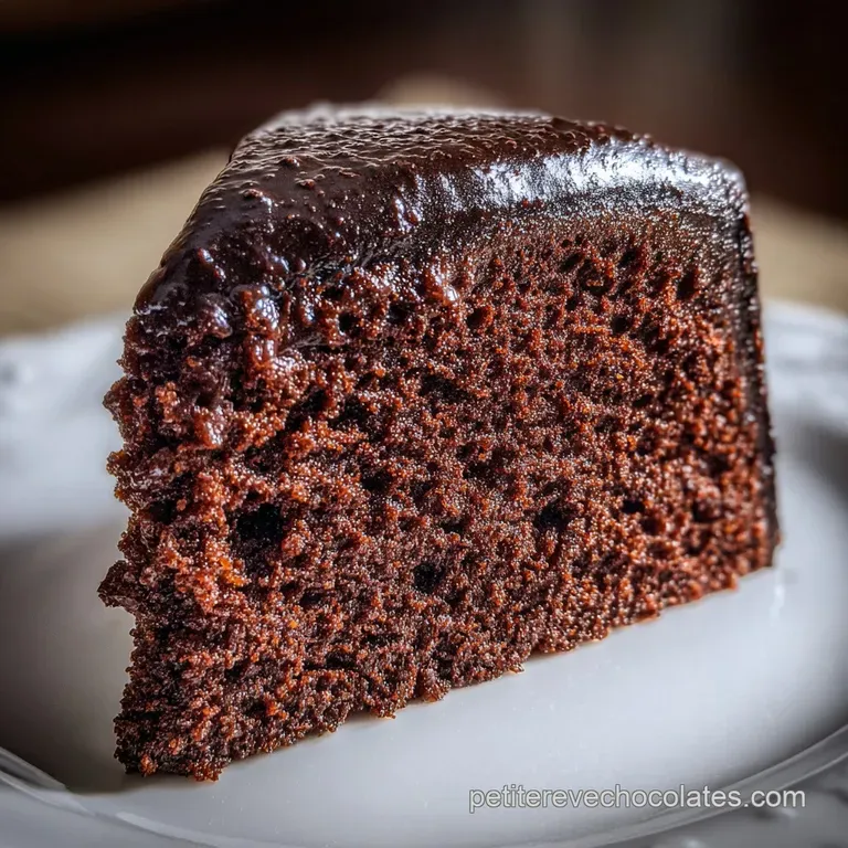 Recette Gateau Moelleux Chocolat Velout&eacute;