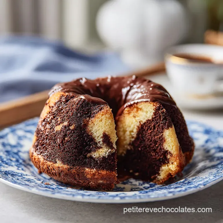 Recette Dun Marbr&eacute; Au Chocolat : Moelleux et Intense