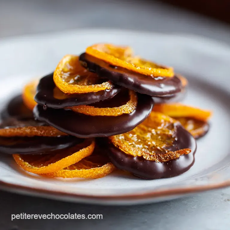 Recette Orangettes au Chocolat Noir Maison