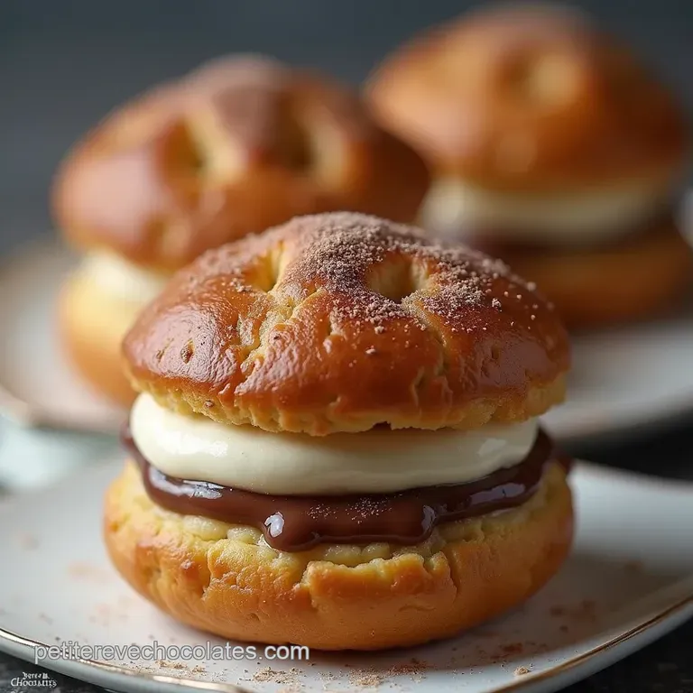 Les Religieuses au Chocolat La Petite Tour Eiffel Pâte à Choux Croustillante et Crème Pâtissière Intense