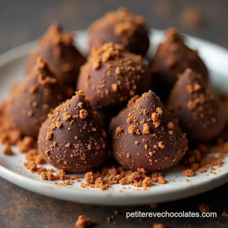 Recette Rocher Chocolat Croustillant Maison Facile et Intense Rochers Croustillants au Chocolat Noir Intense et Noisettes Torréfiées