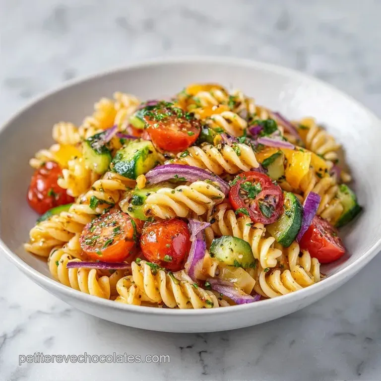 Salade P&acirc;tes Froide Facile: Fra&icirc;che et Croquante