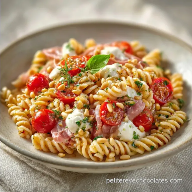 Recette Salade P&acirc;tes Italienne: Fra&icirc;che et Color&eacute;e