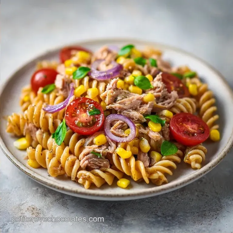 Salade P&acirc;tes Compl&egrave;tes Thon : Fra&icirc;che et Sant&eacute;