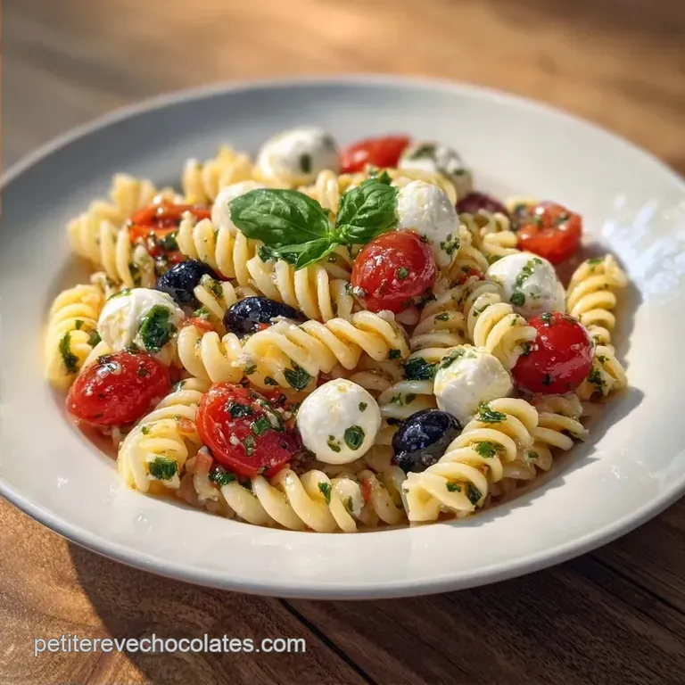 Salade P&acirc;tes Fra&icirc;cheur Italienne : Bufala et Basilic