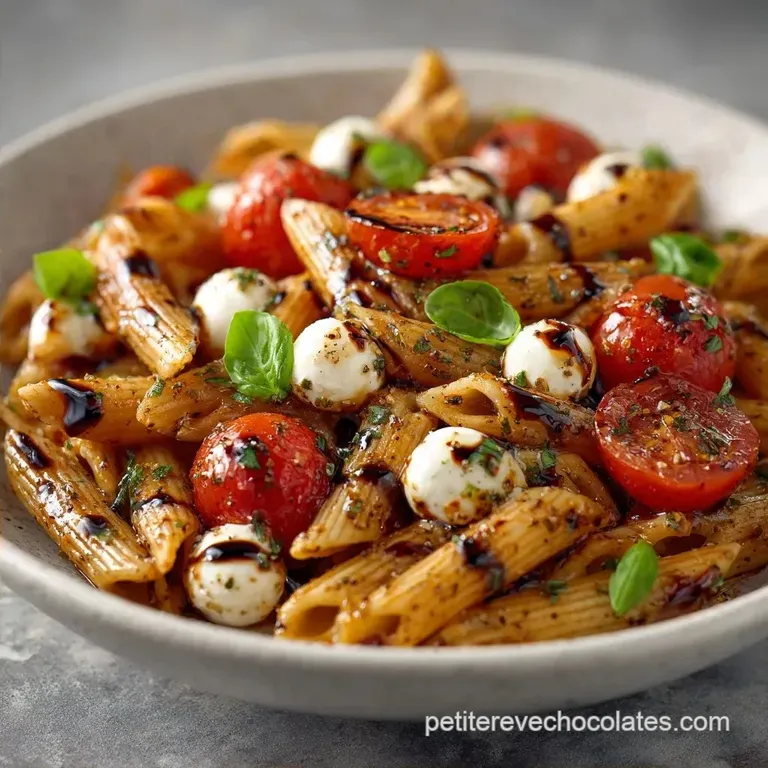 Salade Penne Tomates Cerises: Fra&icirc;che et Fondante