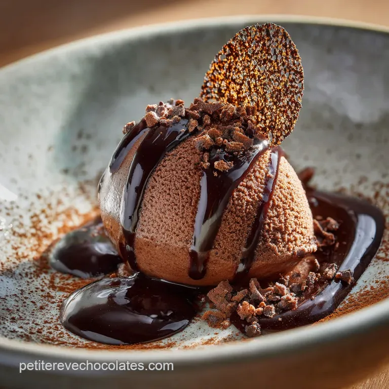 Sorbet Express Au Chocolat La Version Noir Intense En 55 Minutes presentation