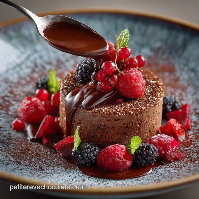 Sorbet express au chocolat la version noir intense en 55 minutes