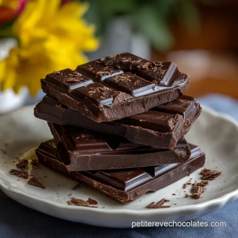 Recette Tablette de Chocolat Noir Maison
