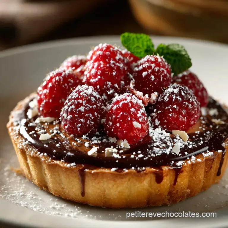 Tarte au chocolat blanc et framboise LHarmonie Parfaite Pâtissée Maison