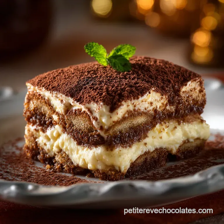 Le Tiramisu Royal au Chocolat Noir Intense