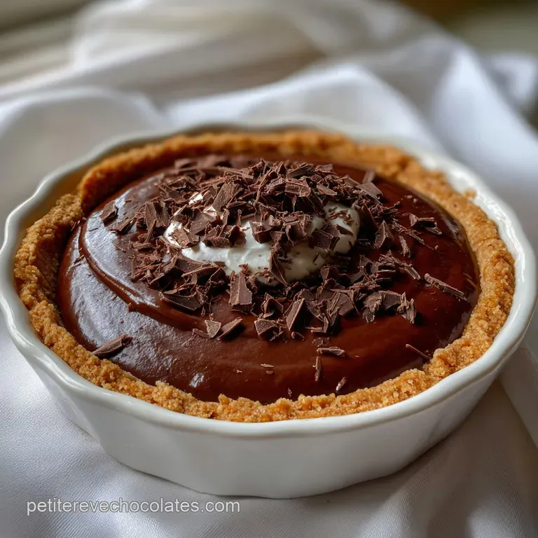 Tourte au chocolat : LIntense et Fondante