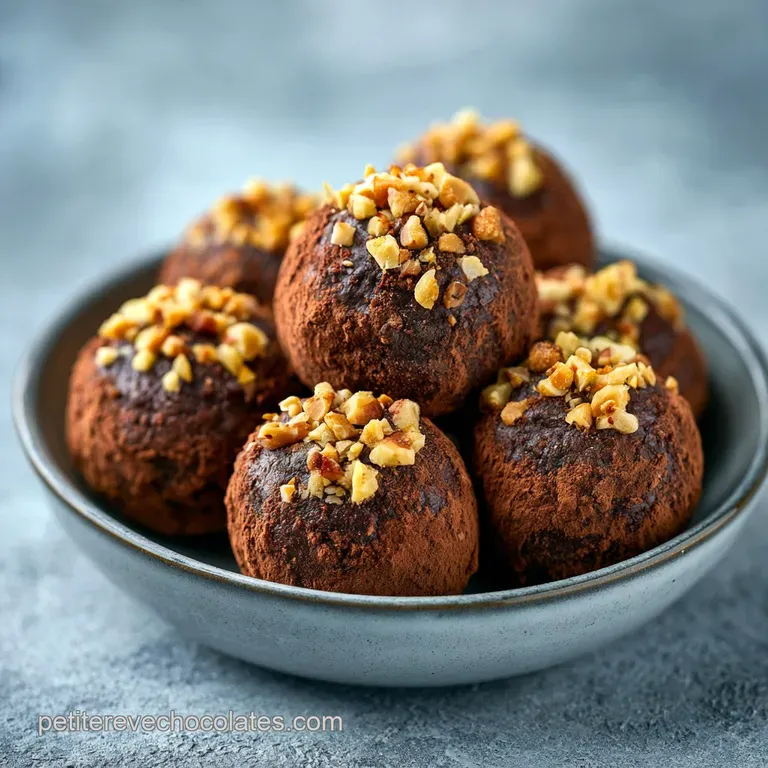 Truffes Au Chocolat: C&oelig;ur Velout&eacute;