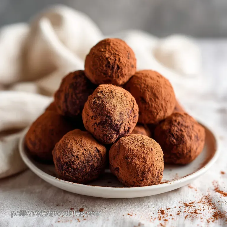 Truffes au Chocolat : Recette Artisanale