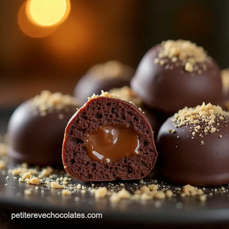 Les Vraies Truffes au Chocolat LÉlégance Décadente en Moins de 30 Minutes presentation