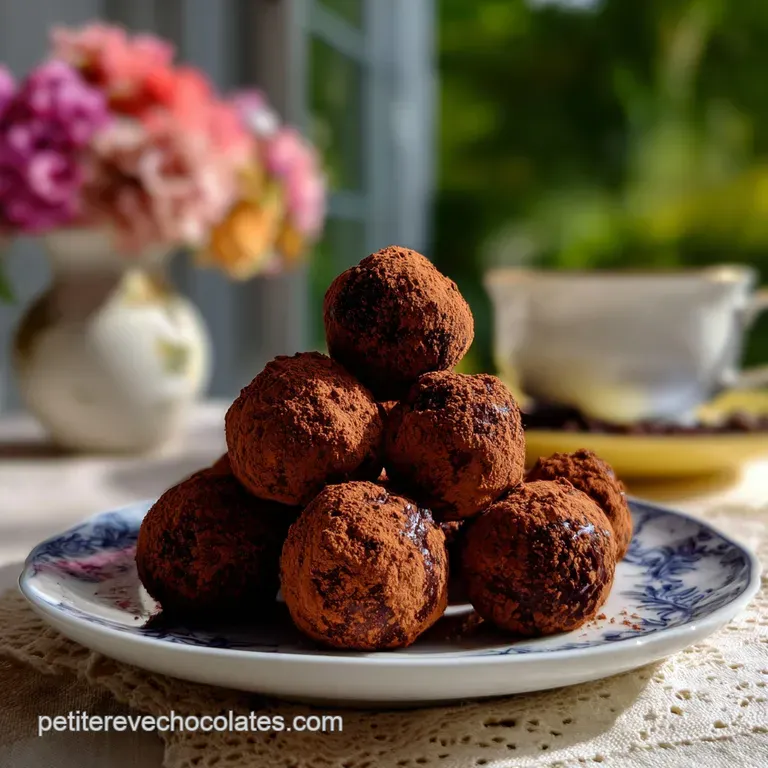 3Ingredient Nutella Truffles NoBake So Easy : La Ganache Instantan&eacute;e