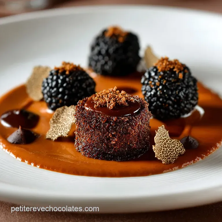 Champagne au chocolat : La recette des Truffes Pétillantes Noir Intense