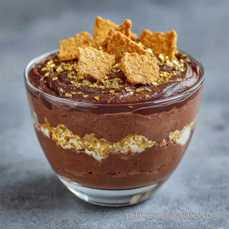 Verrine Mousse Chocolat Craquante