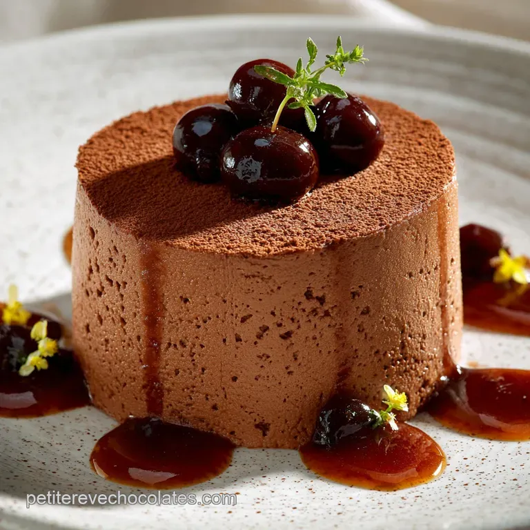Mousse Au Chocolat Classique : Le Secret De Lintensit&eacute; presentation